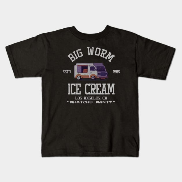 Big Worm's Ice Cream What chu Want? Kids T-Shirt by Anv2